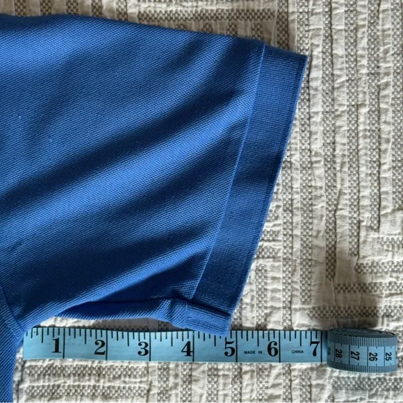 Lacoste Men’s Sky Blue Polo Shirt - large logo on back 🐊- medium - Picture 7 of 7